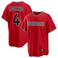 harde C.Guardians #4 Brayan Rocchio Player Red Home Game Stitched Jerseys