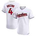 harde C.Guardians #4 Brayan Rocchio Player White Limited Elite Home Stitched Jerseys