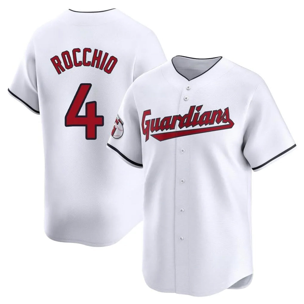 harde C.Guardians #4 Brayan Rocchio Player White Limited Home Stitched Jerseys