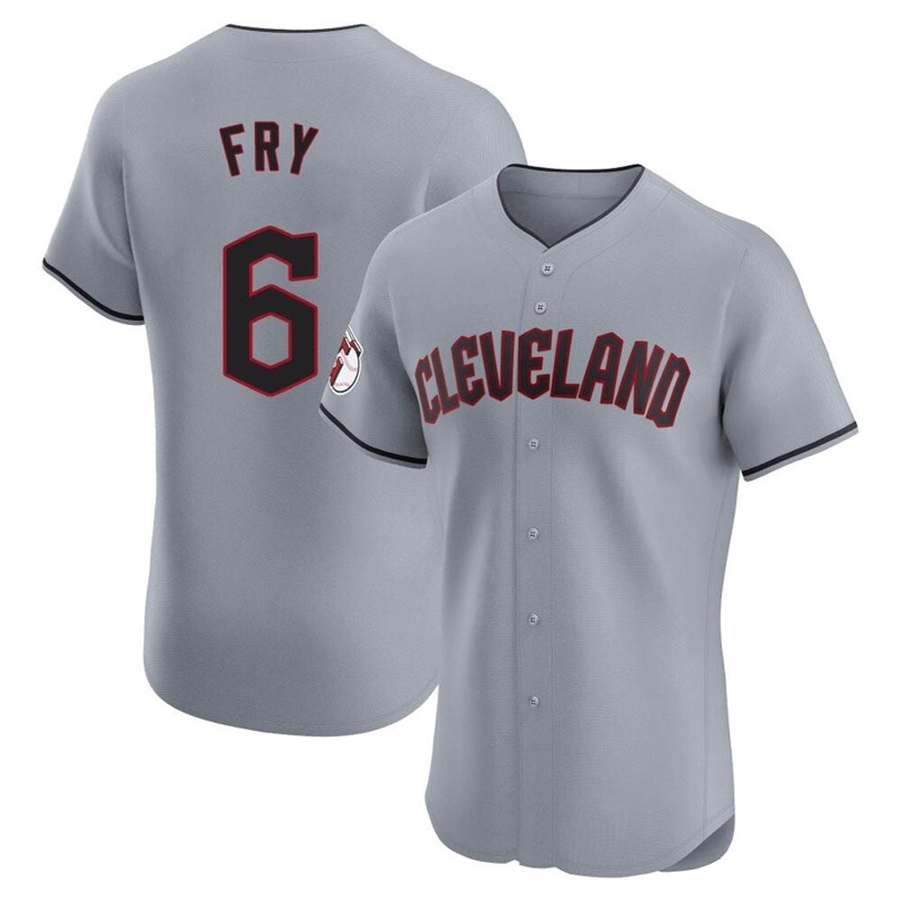 harde C.Guardians #6 David Fry Player Gray Road Limited Elite Home Stitched Jerseys