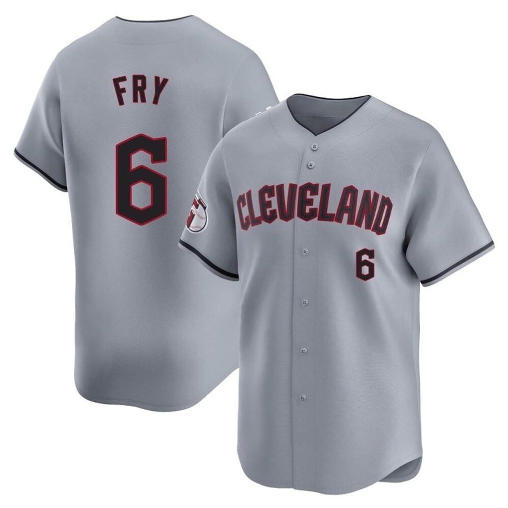 harde C.Guardians #6 David Fry Player Gray Road Limited Home Stitched Jerseys