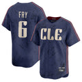 harde C.Guardians #6 David Fry Player Navy City Connect Limited Home Stitched Jerseys
