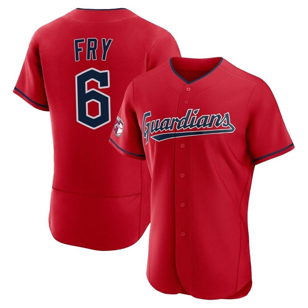 harde C.Guardians #6 David Fry Player Red Limited Elite Home Stitched Jerseys