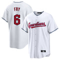 harde C.Guardians #6 David Fry Player White Home Game Stitched Jerseys