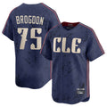 harde C.Guardians #75 Connor Brogdon Player Navy City Connect Limited Home Stitched Jerseys