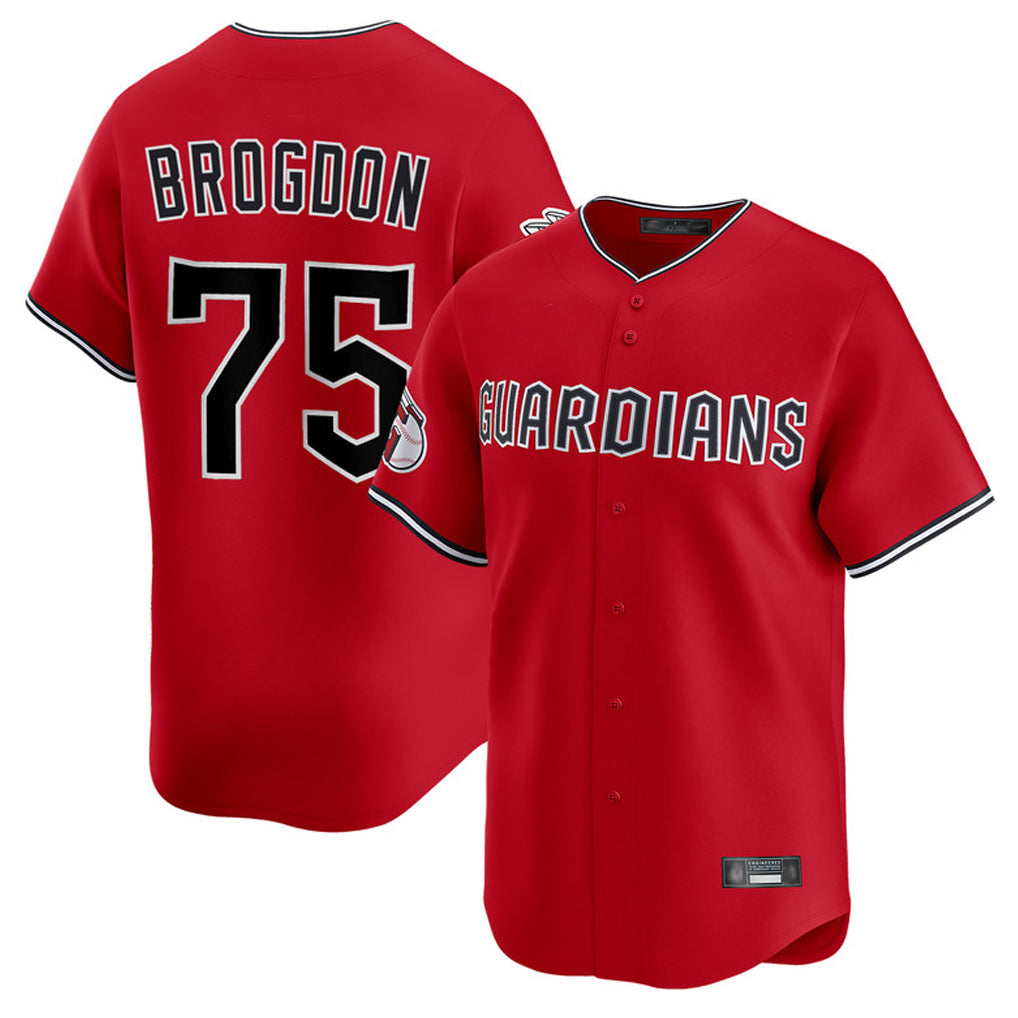 harde C.Guardians #75 Connor Brogdon Player Red Limited Home Stitched Jerseys