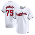 harde C.Guardians #75 Connor Brogdon Player White Limited Home Stitched Jerseys