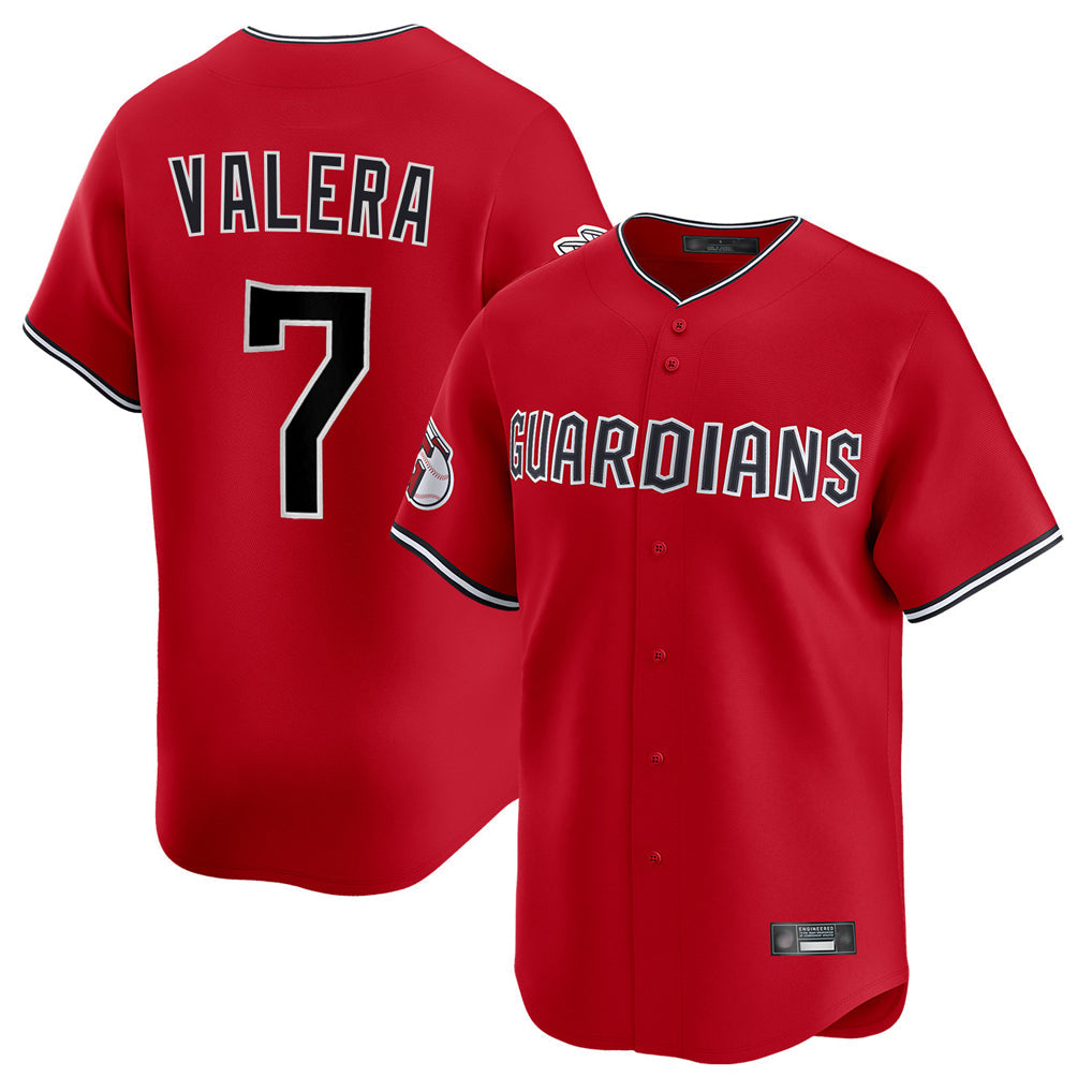 harde C.Guardians #7 George Valera Player Red Limited Home Stitched Jerseys