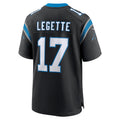 harde C.Panthers #17 Xavier Legette Player Black Home Game Stitched Jerseys