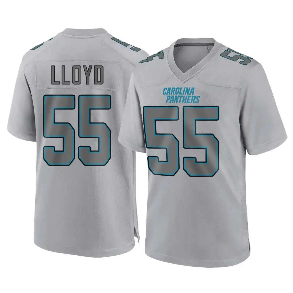 harde C.Panthers #55 Devin Lloyd Player Gray Atmosphere Fashion Game Stitched Jerseys