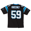 harde C.Panthers #59 Luke Kuechly Mitchell & Ness Black 2013 Legacy Throwback Replica Jersey