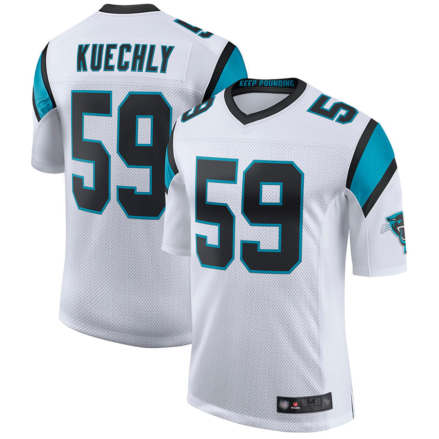 harde C.Panthers #59 Luke Kuechly Player White Classic Limited Stitched Jerseys