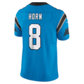 harde C.Panthers #8 Jaycee Horn Blue Vapor F.U.S.E. Limited Stitched Jerseys