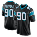 harde C.Panthers #90 Julius Peppers Player Black Game Stitched Jerseys