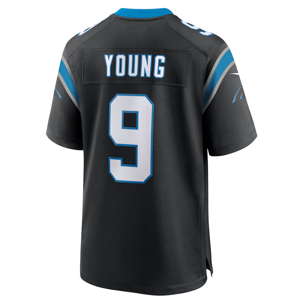 harde C.Panthers #9 Bryce Young Black Team Game Stitched Jerseys