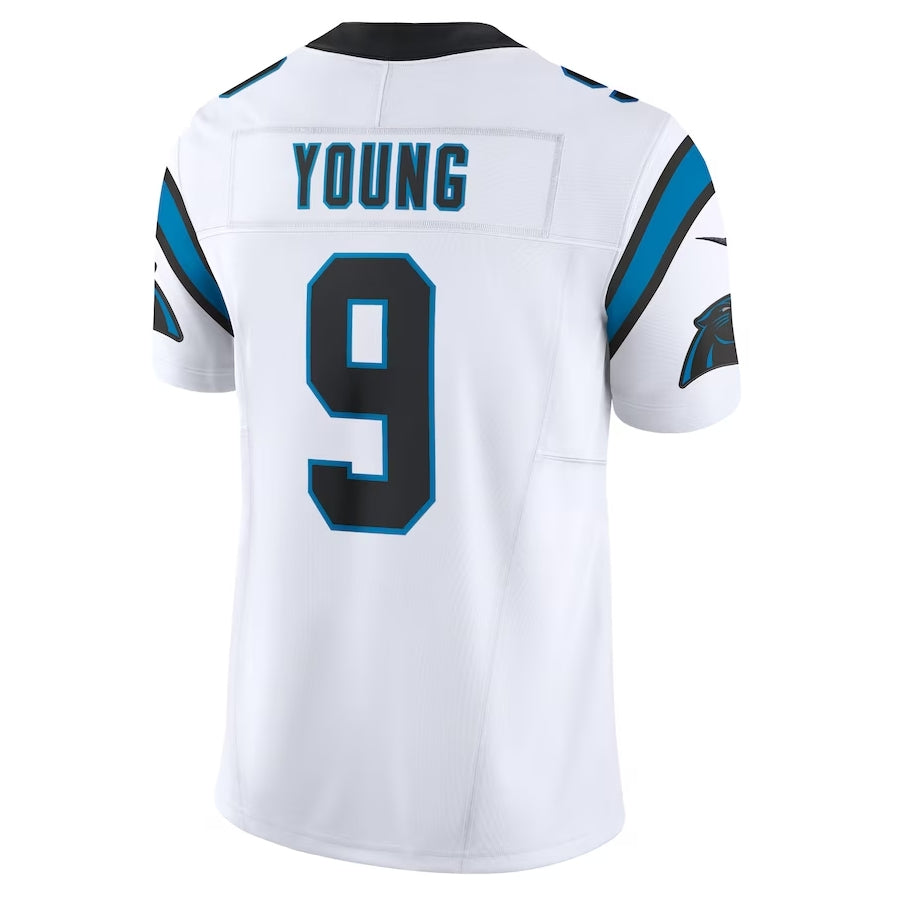harde C.Panthers #9 Bryce Young Vapor F.U.S.E. Limited Stitched Jerseys