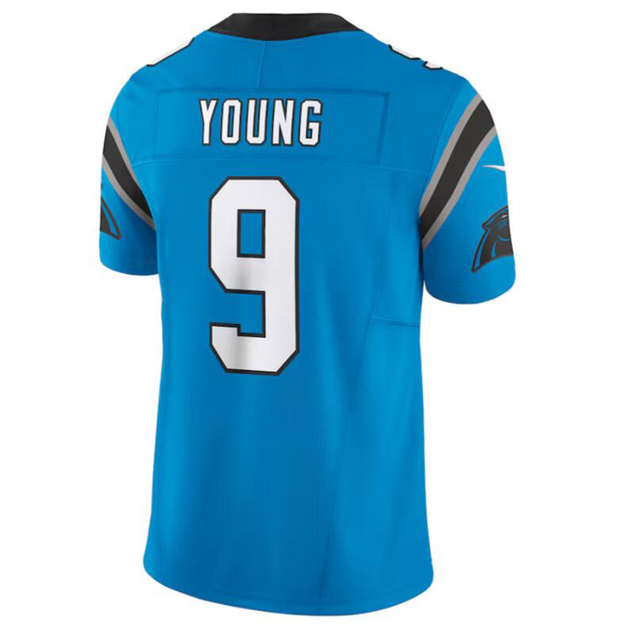 harde C.Panthers #9 Bryce Young Blue Vapor F.U.S.E. Limited Jersey American Stitched Jersey