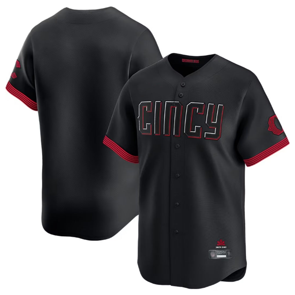 harde C.Reds Black City Connect Home Limited Blank Player Stitched Jerseys