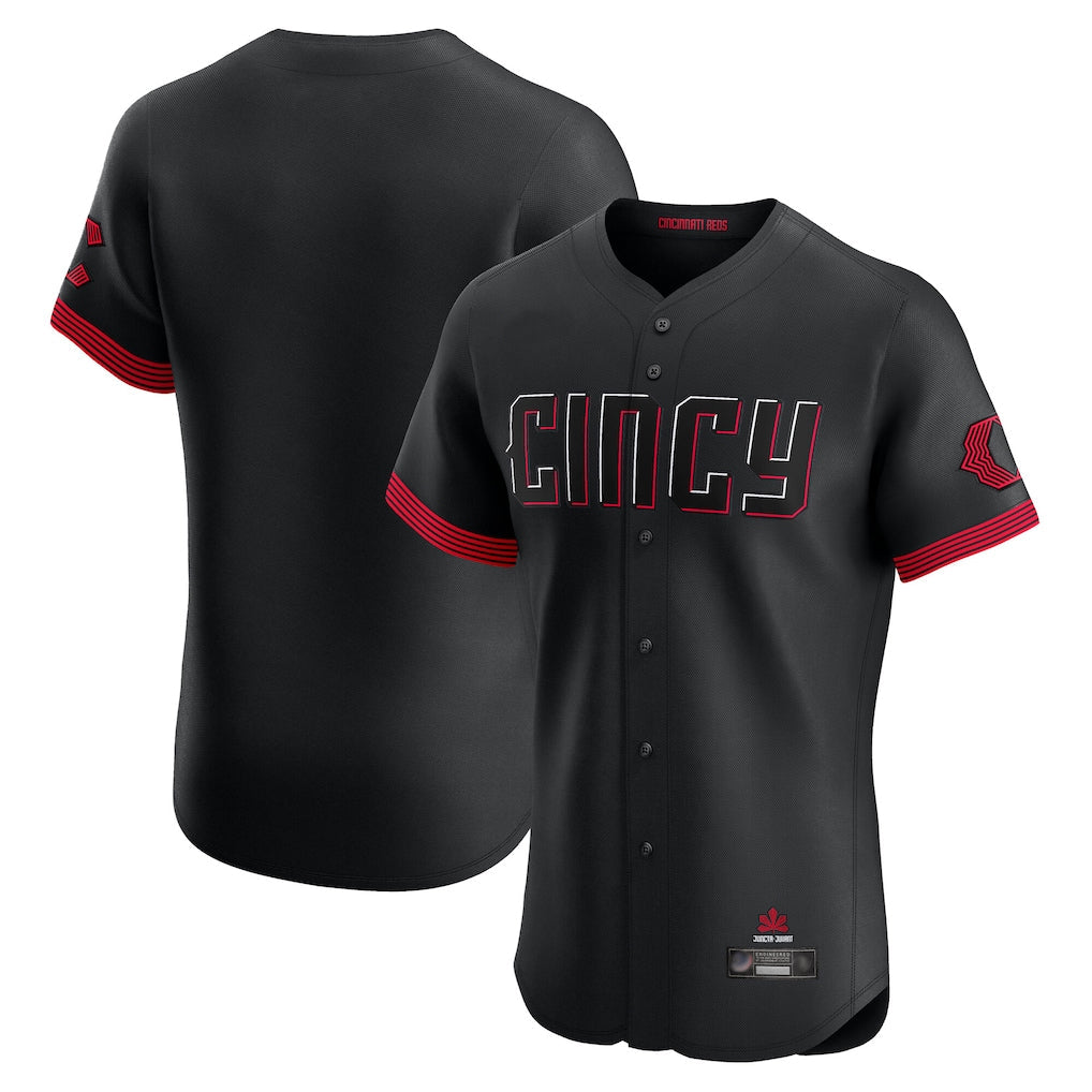 harde C.Reds Black City Connect Limited Elite Home Blank Player Stitched Jerseys