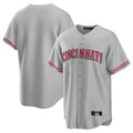 harde C.Reds Gray Home Game Blank Player Stitched Jerseys