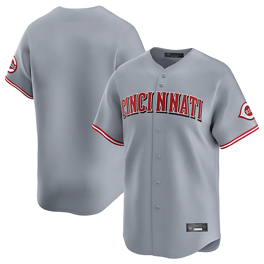 harde C.Reds Gray Home Limited Blank Player Stitched Jerseys