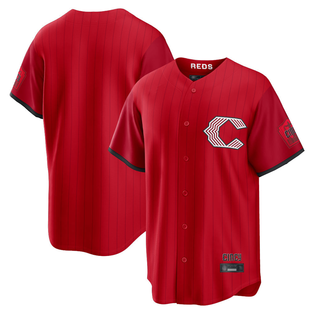 harde C.Reds Red 2026 City Connect Home Game Blank Player Stitched Jerseys