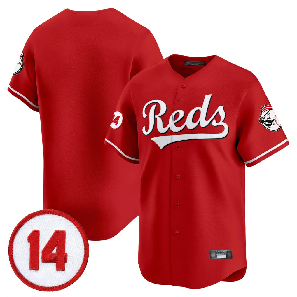 harde C.Reds Red Vapor Premier Limited Home Blank Player Stitched Jerseys