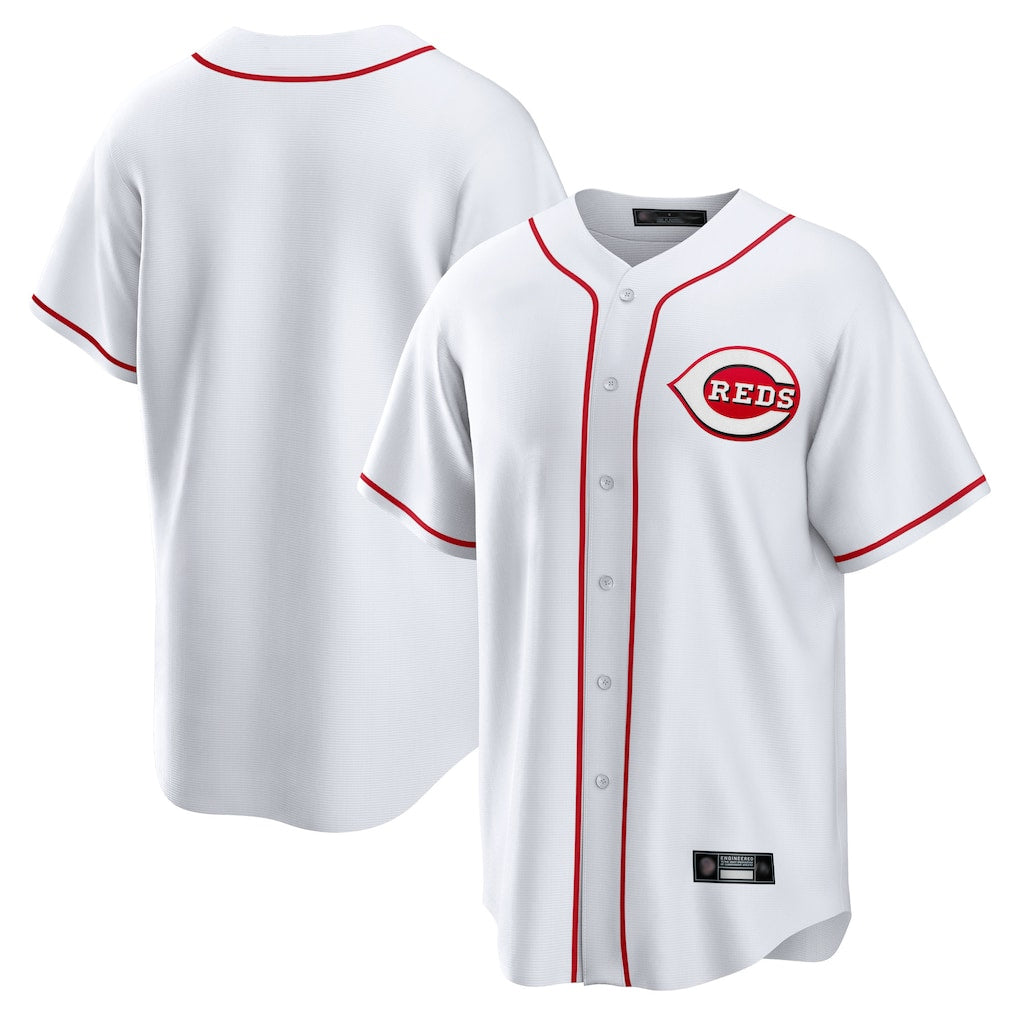 harde C.Reds White Game Home Blank Player Stitched Jerseys