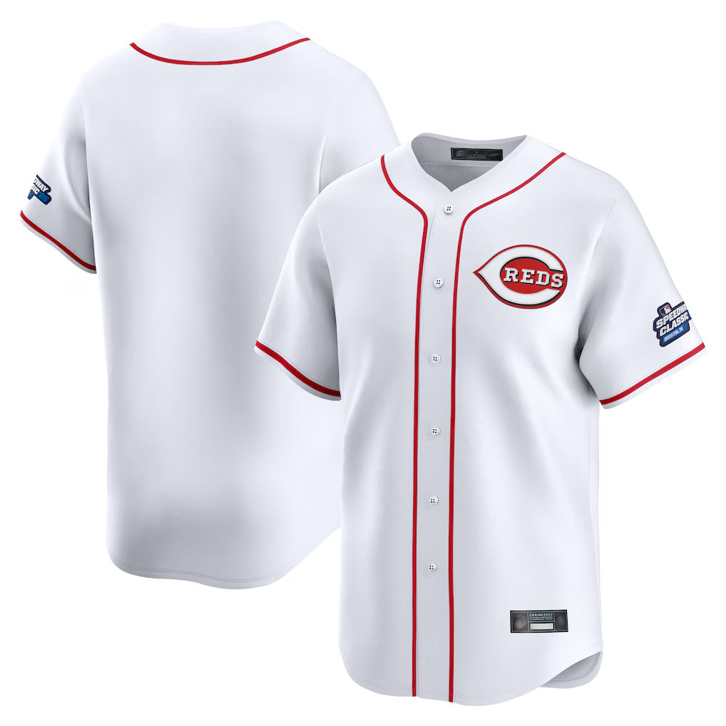 harde C.Reds White Home Limited Blank Player Stitched Jerseys