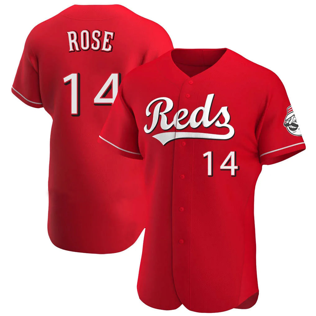 harde C.Reds #14 Pete Rose Player Red Limited Elite Home Stitched Jerseys