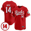 harde C.Reds #14 Pete Rose Player Red Vapor Premier Limited Home Stitched Jerseys