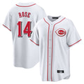 harde C.Reds #14 Pete Rose Player White Game Home Stitched Jerseys