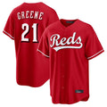 harde C.Reds #21 Hunter Greene Player Red Home Game Stitched Jerseys