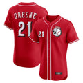 harde C.Reds #21 Hunter Greene Player Red Limited Elite Home Game Stitched Jerseys