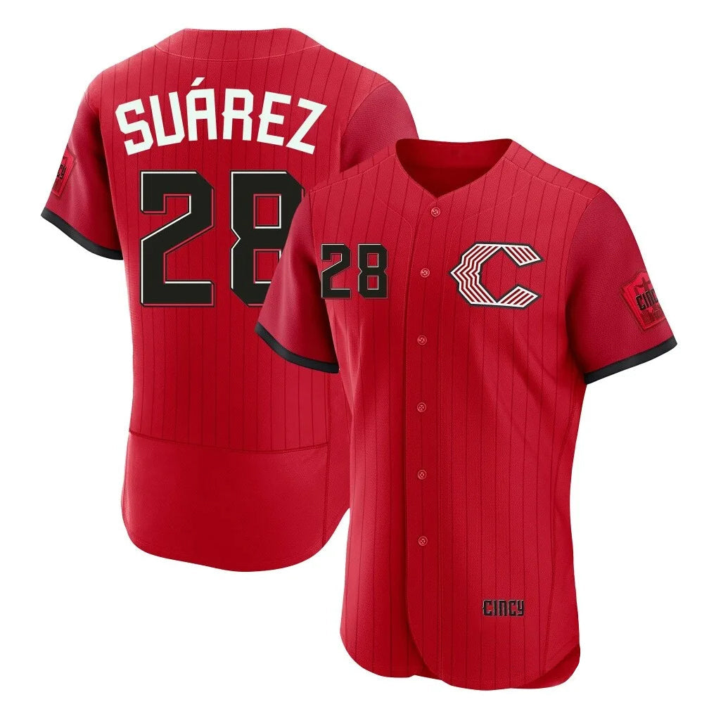 harde C.Reds #28 Eugenio Su¡§¡érez Player Red 2026 City Connect Limited Home Stitched Jerseys