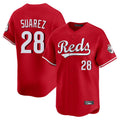 harde C.Reds #28 Eugenio Su¡§¡érez Player Red Home Limited Stitched Jerseys