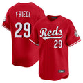 harde C.Reds #29 TJ Friedl Player Red Home Limited Stitched Jerseys