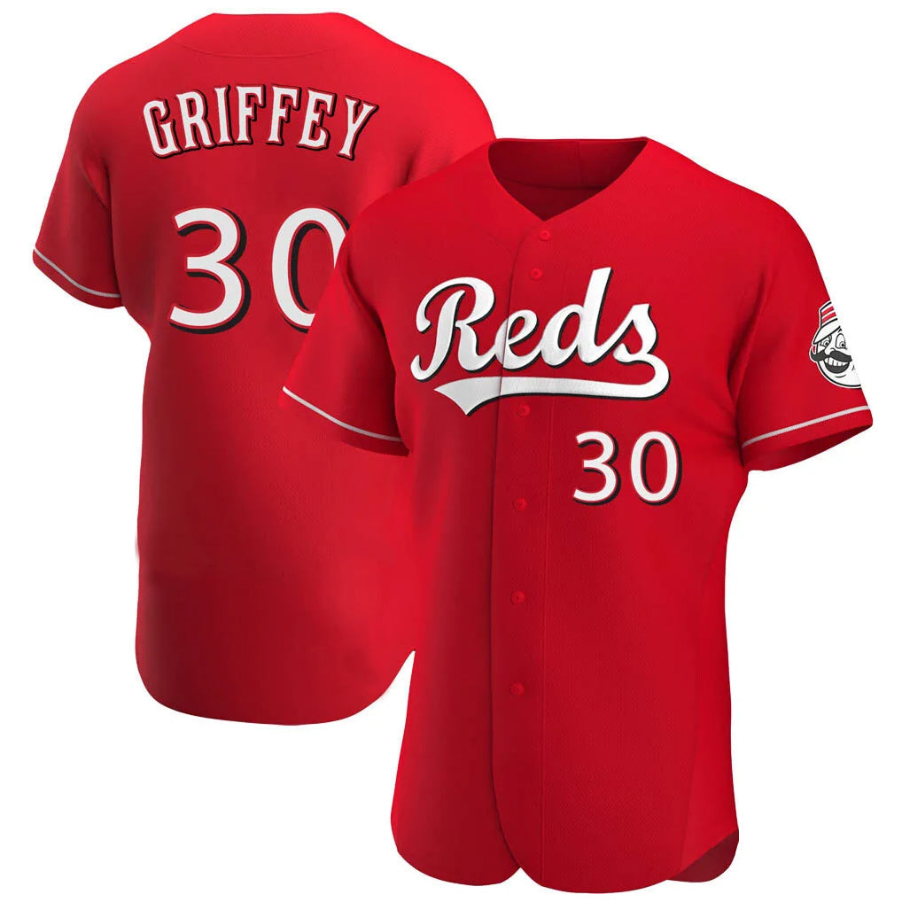 harde C.Reds #30 Ken Griffey Player Red Limited Elite Home Stitched Jerseys
