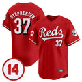 harde C.Reds #37 Tyler Stephenson Player Red Vapor Premier Limited Home Stitched Jerseys