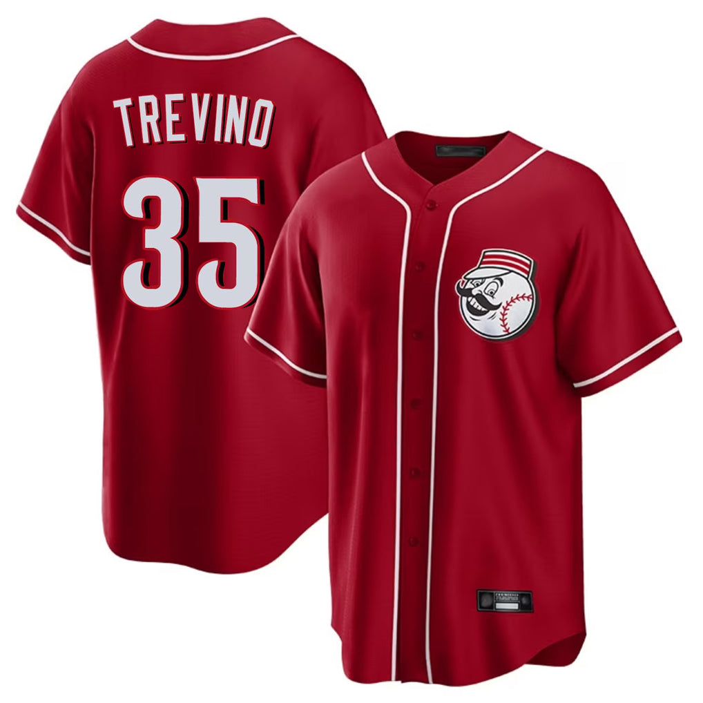 harde C.Reds #3 Ke'Bryan Hayes Player Red Game Home Stitched Jerseys