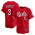 harde C.Reds #3 Ke'Bryan Hayes Player Red Home Limited Stitched Jerseys