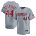 harde C.Reds #44 Elly De La Cruz Player Gray Home Limited Stitched Jerseys