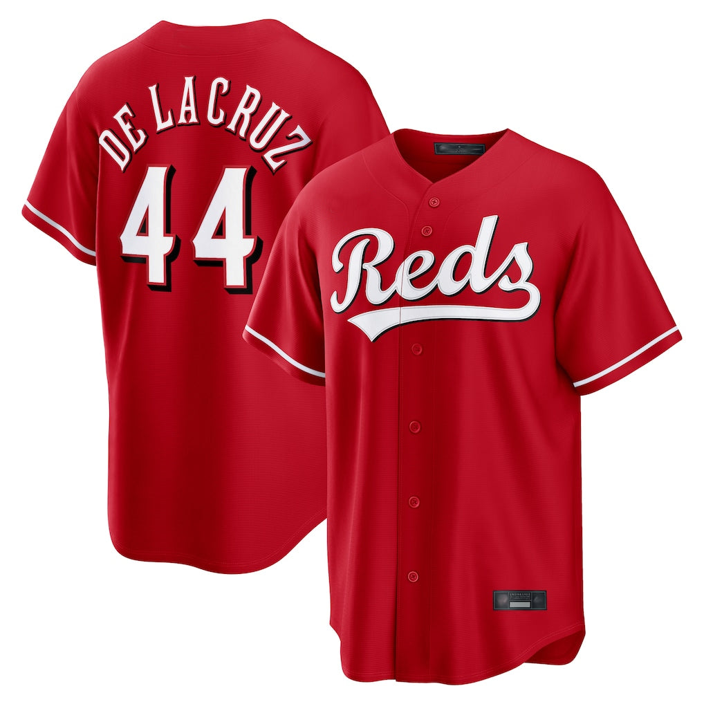 harde C.Reds #44 Elly De La Cruz Player Red Home Game Stitched Jerseys
