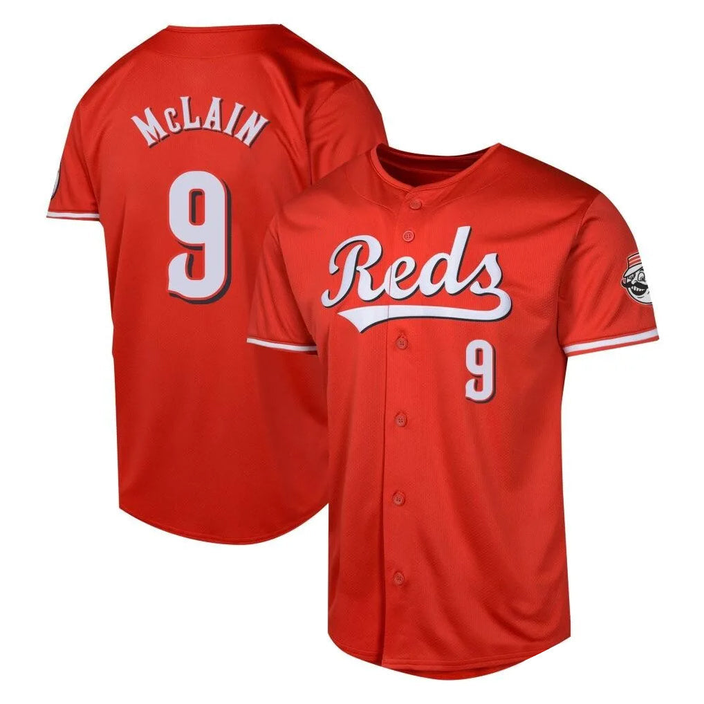 harde C.Reds #9 Matt McLain Player Red 2026 City Connect Limited Home Stitched Jerseys