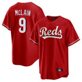 harde C.Reds #9 Matt McLain Player Red Home Game Stitched Jerseys