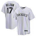 harde C.Rockies #17 Todd Helton Player White Game Home Stitched Jerseys