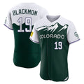 harde C.Rockies #19 Charlie Blackmon Player Green City Connect Limited Elite Home Stitched Jerseys