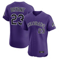 harde C.Rockies #23 Kris Bryant Player Purple Limited Elite Home Stitched Jerseys