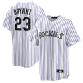 harde C.Rockies #23 Kris Bryant Player White Game Home Stitched Jerseys