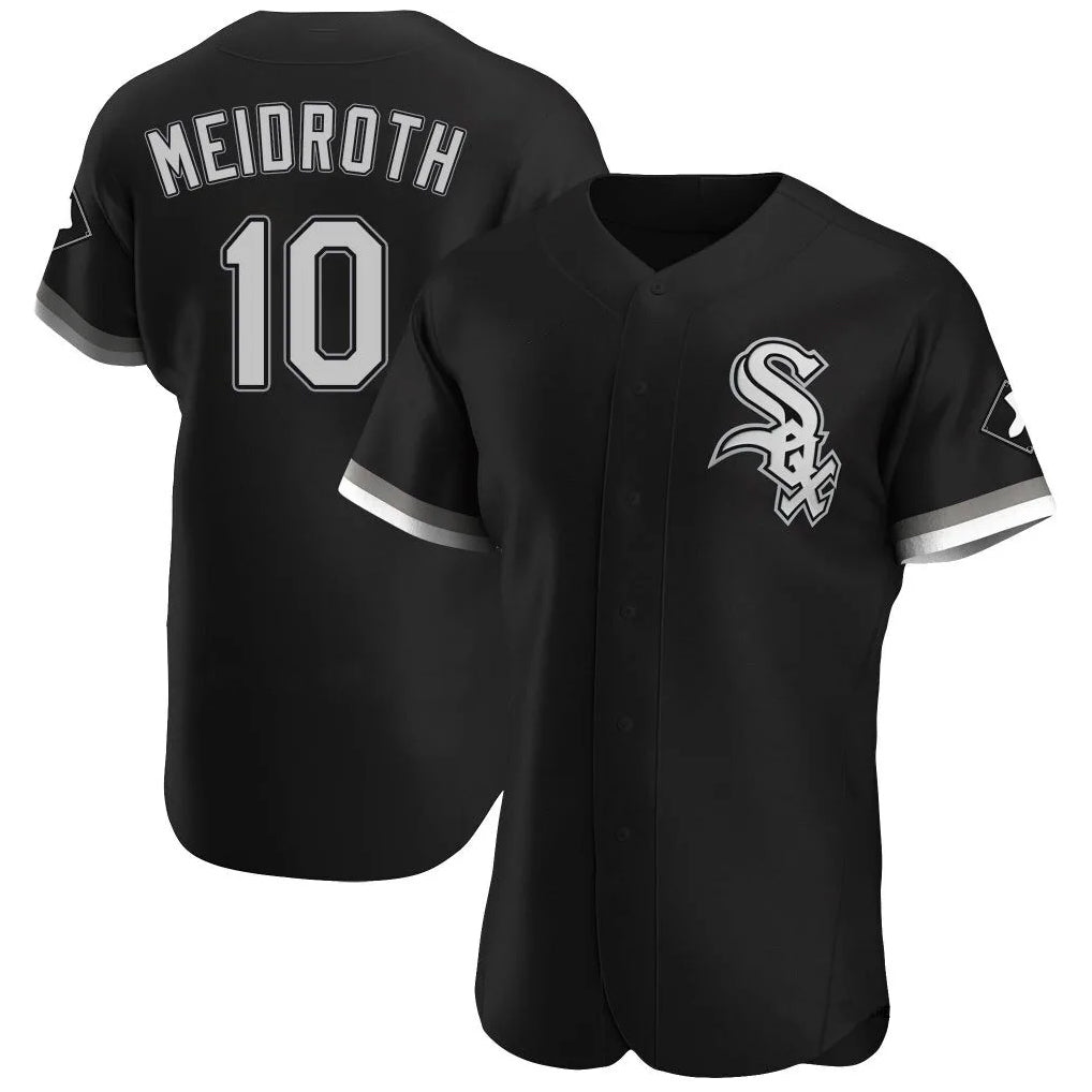 harde C.White Sox #10 Chase Meidroth Player Black Limited Elite Home Stitched Jerseys